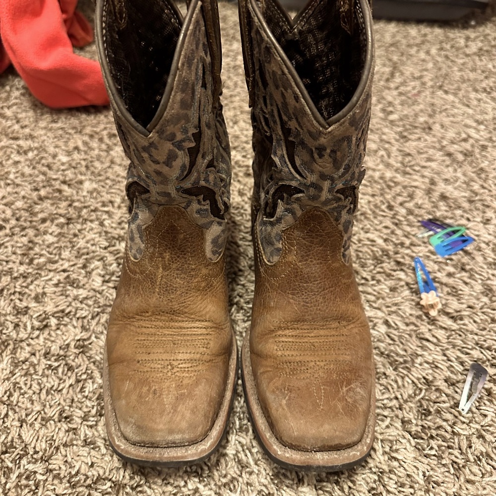 Ariat leopard boots